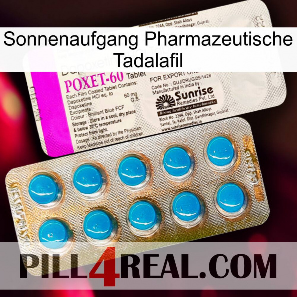 Sunrise Pharmaceutical Tadalafil new07